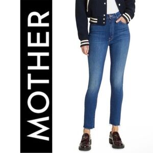 MOTHER The Swooner Ankle Fray Jeans Sz 25